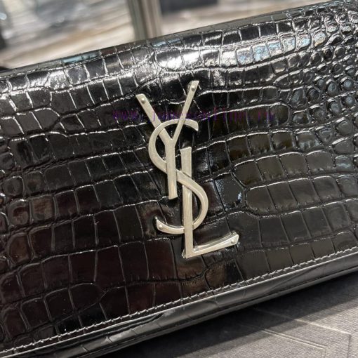 Yves Saint Laurent Bags 𝙆𝙖𝙩𝙚 _ Crocodile patterned waist bagAdjustable waist bag, detachable flip cover small bag ca j70d8z5o - Image 5