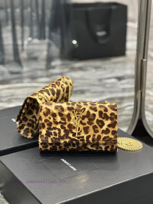 Yves Saint Laurent Bags Leopard print out la~KATE 20cm latest size, timeless style, irresistible super charm, a must 50lc3yxi - Image 2