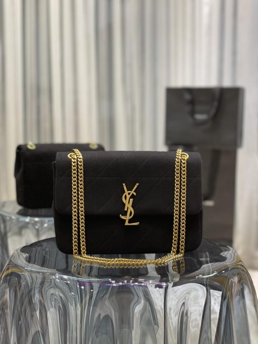Yves Saint Laurent Bags JAMIE Knitted Style_Made of imported cashmere knitted and spliced together, decorated with " kklwb9vy - Image 2