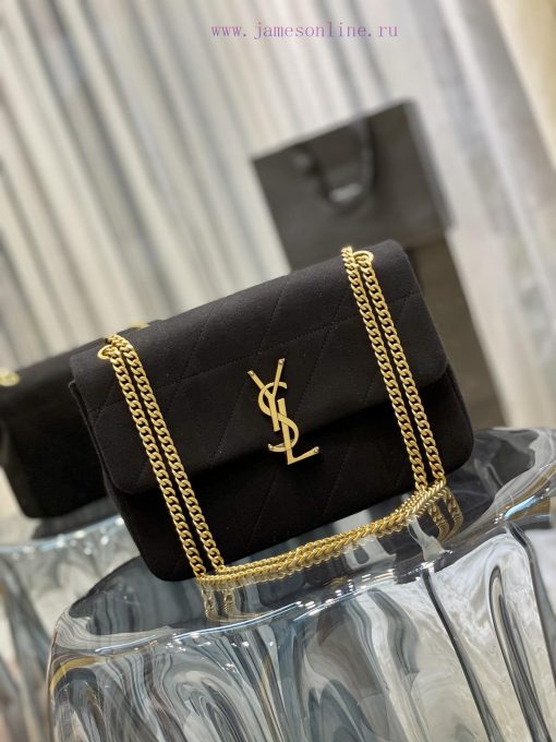 Yves Saint Laurent Bags JAMIE Knitted Style_Made of imported cashmere knitted and spliced together, decorated with " kklwb9vy - Image 3