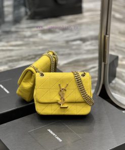 Yves Saint Laurent Bags JAMIE Knitted Style_Made of imported cashmere knitted and spliced together, decorated with " mkr3b6k1