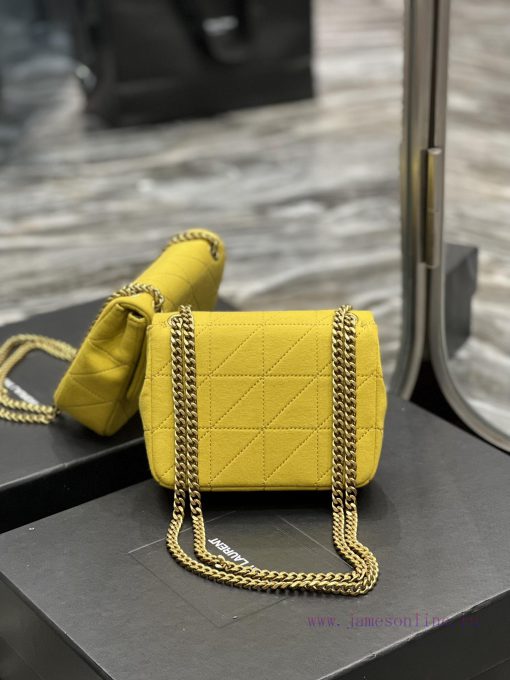 Yves Saint Laurent Bags JAMIE Knitted Style_Made of imported cashmere knitted and spliced together, decorated with " mkr3b6k1 - Image 5