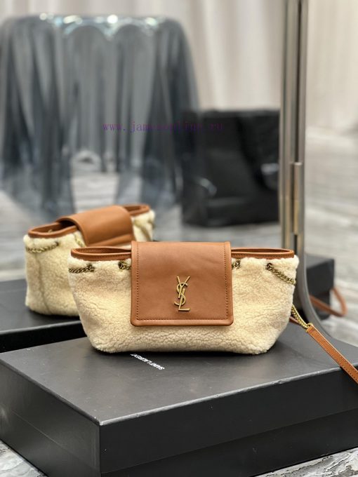 Yves Saint Laurent Bags 𝐌𝐢𝐧𝐢𝐍𝐨𝐥𝐢𝐭𝐚 Lamb hair~The returning Mini Nolita, which became popular all over the internet a m7oxltt5 - Image 2