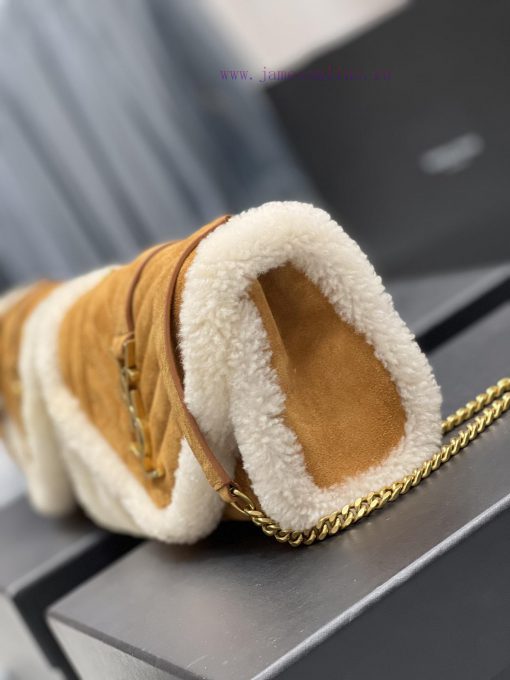 Yves Saint Laurent Bags 𝙀𝙣𝙫𝙚𝙡𝙤𝙥𝙚 _ New lamb suedeThe most eye-catching lamb fur suede must be planted with grass~Gen y5mlvjsg - Image 6