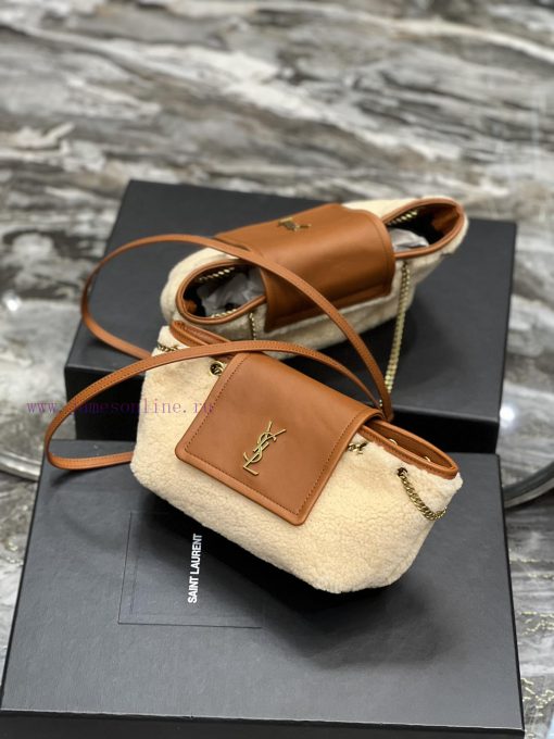 Yves Saint Laurent Bags 𝐌𝐢𝐧𝐢𝐍𝐨𝐥𝐢𝐭𝐚 Lamb hair~The returning Mini Nolita, which became popular all over the internet a m7oxltt5 - Image 5
