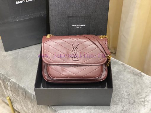 Yves Saint Laurent Bags ⁰ʚ𝑵𝒊𝒌𝒊 Sheepskin ɞ⁰ 28cmzpThe 2020 spring/summer lambskin Niki metal chain has also been rep 063ecnda - Image 2