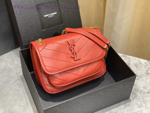 Yves Saint Laurent Bags ⁰ʚ𝑵𝒊𝒌𝒊 Baby Sheepskin ɞ⁰ 22cmzpThe 2020 spring/summer lambskin Niki metal chain has also bee lj4hxi9d - Image 3