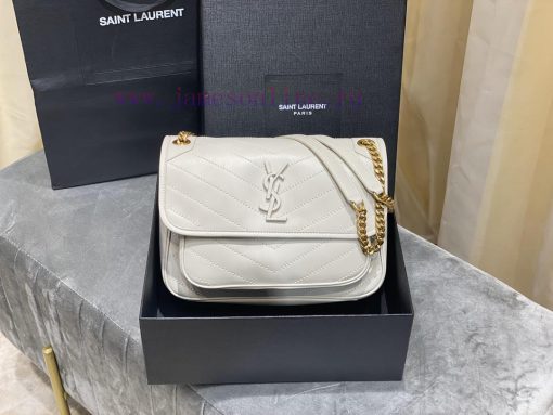 Yves Saint Laurent Bags ⁰ʚ𝑵𝒊𝒌𝒊 Sheepskin ɞ⁰ 28cmzpThe 2020 spring/summer lambskin Niki metal chain has also been rep ukvem6rm - Image 2