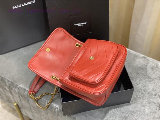 Yves Saint Laurent Bags ⁰ʚ𝑵𝒊𝒌𝒊 Baby Sheepskin ɞ⁰ 22cmzpThe 2020 spring/summer lambskin Niki metal chain has also bee lj4hxi9d - Image 7