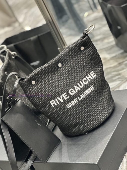 Yves Saint Laurent Bags 𝗥𝗜𝗩𝗘 𝗚𝗔𝗨𝗖𝗛𝗘The latest RIVE GAUCHE French woven bucket bag, with its simple and atmospheric d k6mk0ozs - Image 4