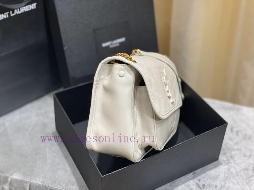 Yves Saint Laurent Bags ⁰ʚ𝑵𝒊𝒌𝒊 Sheepskin ɞ⁰ 28cmzpThe 2020 spring/summer lambskin Niki metal chain has also been rep ukvem6rm - Image 5