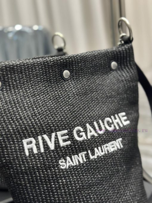 Yves Saint Laurent Bags 𝗥𝗜𝗩𝗘 𝗚𝗔𝗨𝗖𝗛𝗘The latest RIVE GAUCHE French woven bucket bag, with its simple and atmospheric d k6mk0ozs - Image 6