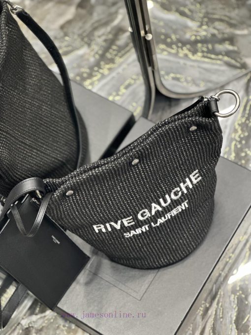 Yves Saint Laurent Bags 𝗥𝗜𝗩𝗘 𝗚𝗔𝗨𝗖𝗛𝗘The latest RIVE GAUCHE French woven bucket bag, with its simple and atmospheric d k6mk0ozs - Image 7