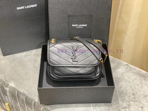 Yves Saint Laurent Bags ⁰ʚ𝑵𝒊𝒌𝒊 Baby Sheepskin ɞ⁰ 22cmzpThe 2020 spring/summer lambskin Niki metal chain has also bee 7v37sveg - Image 2