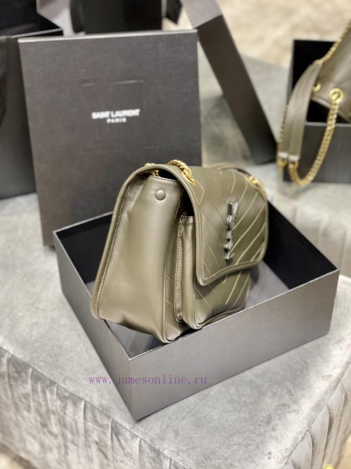 Yves Saint Laurent Bags ⁰ʚ𝑵𝒊𝒌𝒊 Sheepskin ɞ⁰ 28cmZP new color_The lambskin Niki metal chain has also been replaced wi nya80i1y - Image 6