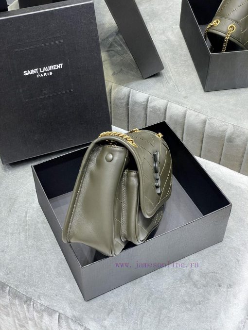 Yves Saint Laurent Bags ⁰ʚ𝑵𝒊𝒌𝒊 Baby Sheepskin ɞ⁰ 22cmZP new color_The lambskin Niki metal chain has also been replac nvwyjst2 - Image 6