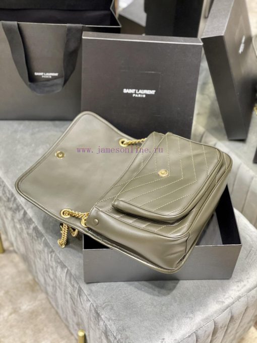 Yves Saint Laurent Bags ⁰ʚ𝑵𝒊𝒌𝒊 Sheepskin ɞ⁰ 28cmZP new color_The lambskin Niki metal chain has also been replaced wi nya80i1y - Image 9