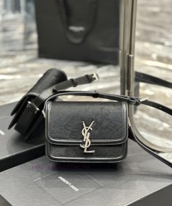 Yves Saint Laurent Bags 𝑺𝑶𝑳𝑭𝑬𝑹𝑰𝑵𝑶 𝑩𝑶𝑿 Autumn/Winter Collection _ Horse Hair with Cowhide Silver BuckleIT BAG must be 7ku3lwxp
