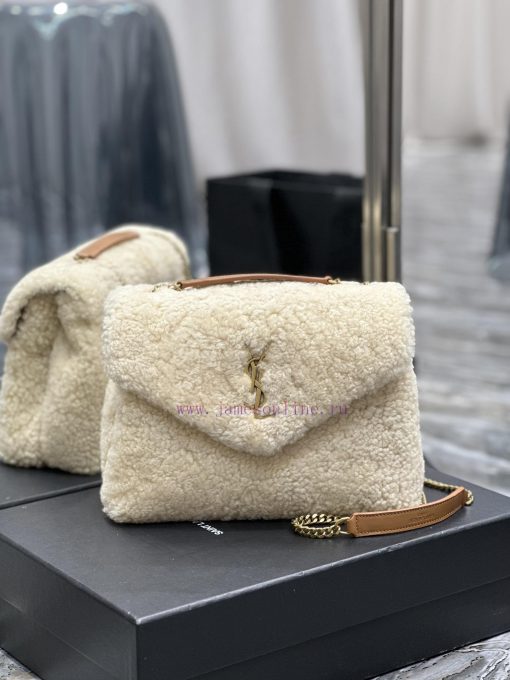 Yves Saint Laurent Bags Autumn and winter lamb wool styles are releasedExplosive Loulou launches lamb wool with leat p53fm2d6