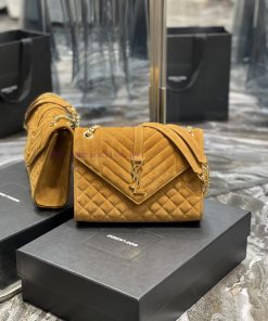 Yves Saint Laurent Bags 𝑬𝑵𝑽𝑬𝑳𝑶𝑷𝑬 _ Matte SeriesMedium envelope bag, V-shaped diamond patterned caviar, Italian impor s86rwnqv