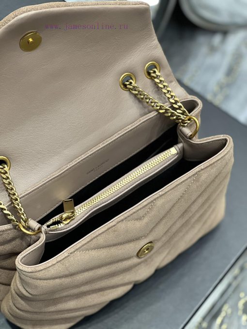 Yves Saint Laurent Bags 𝙇𝙤𝙪 𝙇𝙤𝙪 𝟮𝟓𝙘𝙢A bag suitable for carrying in winter, it has arrived. It walks towards you with fhy0n7xo - Image 10