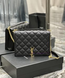 Yves Saint Laurent Bags Becky_26cm BlackBecky diamond stitched lambskin chain bagAbsolutely right, it belongs to the 4ec2oogm