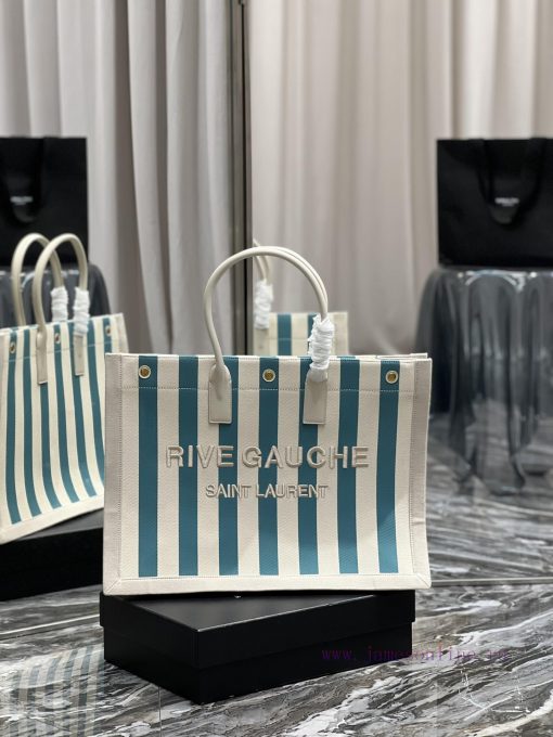Yves Saint Laurent Bags Rive Gauche Tote Bag, Left Bank Shopping Bag ️, from custom linen fabric to silk screen prin dueoz4oh
