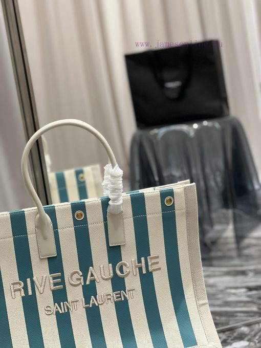 Yves Saint Laurent Bags Rive Gauche Tote Bag, Left Bank Shopping Bag ️, from custom linen fabric to silk screen prin dueoz4oh - Image 4