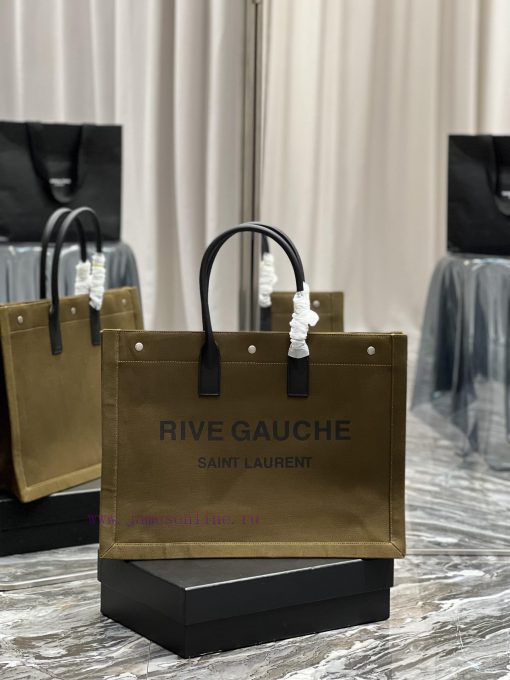 Yves Saint Laurent Bags Rive Gauche Tote Bag, Left Bank Shopping Bag ️, from custom linen fabric to silk screen prin k68ypxkc - Image 2
