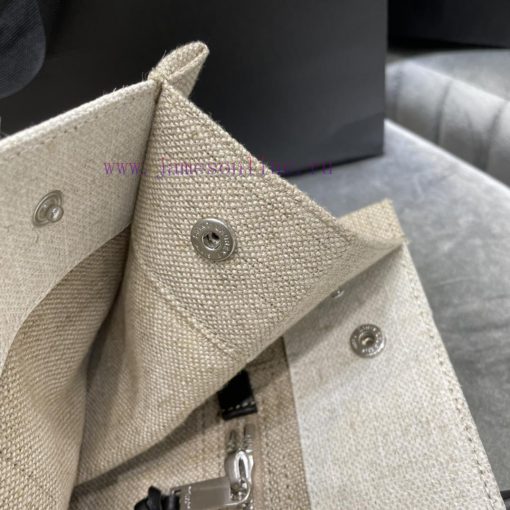 Yves Saint Laurent Bags Vertical version - Live Gauche Tote Bag, Left Bank Shopping Bag ️, from custom linen fabric x3a8c49m - Image 10