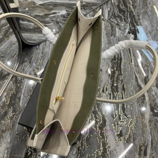 Yves Saint Laurent Bags Rive Gauche Tote Bag, Left Bank Shopping Bag ️, from custom linen fabric to silk screen prin i4sbi7z7 - Image 6