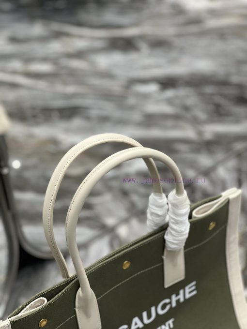 Yves Saint Laurent Bags Rive Gauche Tote Bag, Left Bank Shopping Bag ️, from custom linen fabric to silk screen prin rc024ih8 - Image 5