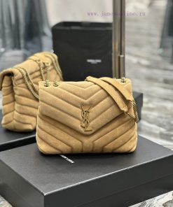 Yves Saint Laurent Bags 𝙇𝙤𝙪𝙇𝙤𝙪𝟮𝟓𝙘𝙢 Yellow suedeA bag suitable for carrying in winter, it has arrived. It walks towar a0qwed9p