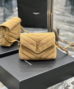 Yves Saint Laurent Bags 𝙇𝙤𝙪𝙇𝙤𝙪𝟐𝟎𝙘𝙢 Yellow suedeA bag suitable for carrying in winter, it has arrived. It walks towar kgymh5qa
