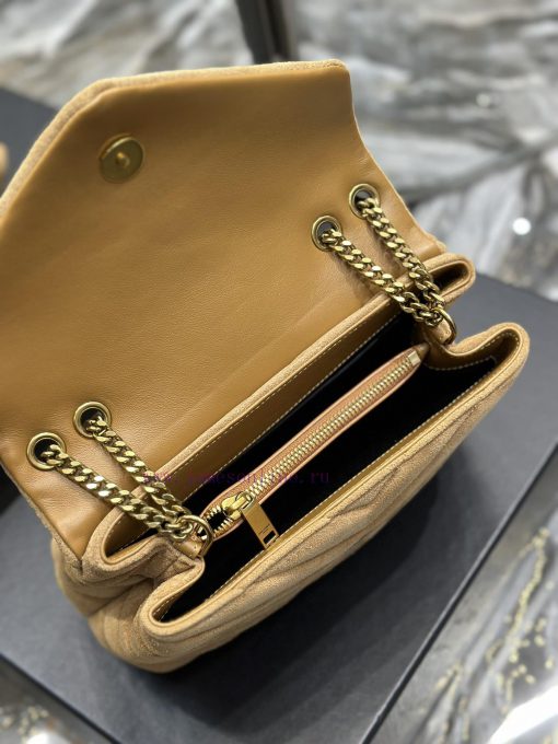 Yves Saint Laurent Bags 𝙇𝙤𝙪𝙇𝙤𝙪𝟮𝟓𝙘𝙢 Yellow suedeA bag suitable for carrying in winter, it has arrived. It walks towar a0qwed9p - Image 10