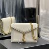 Yves Saint Laurent Bags 𝑪𝑨𝑺𝑺𝑨𝑵𝑫𝑹𝑨 _ White paired with cotton and linenThe latest synchronized CASSANDRA Italian impo tauq6jdv