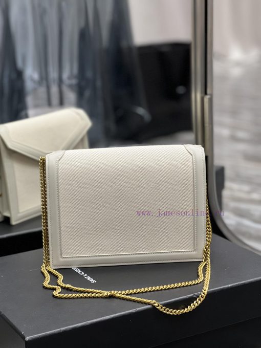Yves Saint Laurent Bags 𝑪𝑨𝑺𝑺𝑨𝑵𝑫𝑹𝑨 _ White paired with cotton and linenThe latest synchronized CASSANDRA Italian impo tauq6jdv - Image 6