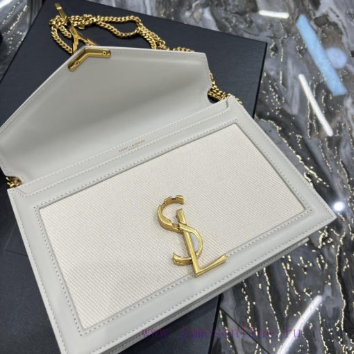 Yves Saint Laurent Bags 𝑪𝑨𝑺𝑺𝑨𝑵𝑫𝑹𝑨 _ White paired with cotton and linenThe latest synchronized CASSANDRA Italian impo tauq6jdv - Image 9