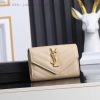 Yves Saint Laurent Bags SLoro Piana two fold short clip wallet card bag, original development, imported calf leather n7w3j3he