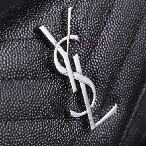 Yves Saint Laurent Bags SLoro Piana two fold short clip wallet card bag, original development, imported calf leather wif8u52u - Image 8