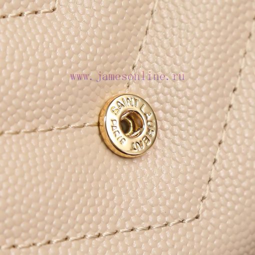 Yves Saint Laurent Bags SLoro Piana two fold short clip wallet card bag, original development, imported calf leather n7w3j3he - Image 9