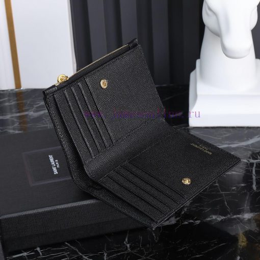 Yves Saint Laurent Bags MONOGRAM two-piece zipper walletAdopting grain textured cowhide leather with central metal c 1dgh5uex - Image 6
