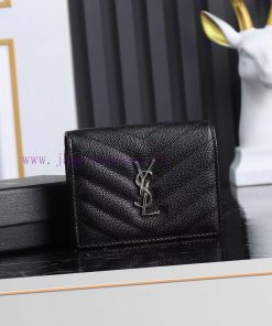 Yves Saint Laurent Bags Y Home Short Clip Authentic Development Imported cowhide pressed caviar with one central com wwiauia4