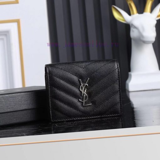 Yves Saint Laurent Bags Y Home Short Clip Authentic Development Imported cowhide pressed caviar with one central com wwiauia4 - Image 2