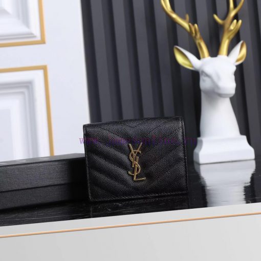 Yves Saint Laurent Bags Y Home Short Clip Authentic Development Imported cowhide pressed caviar with one central com ypboj8pa - Image 2