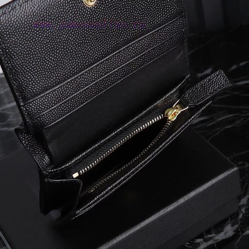 Yves Saint Laurent Bags Y Home Short Clip Authentic Development Imported cowhide pressed caviar with one central com ypboj8pa - Image 8