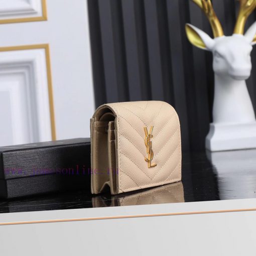 Yves Saint Laurent Bags Y Home Short Clip Authentic Development Imported cowhide pressed caviar with one central com kakqnraw - Image 4
