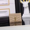 Yves Saint Laurent Bags SLoro Piana card clip credit clip metal interlocking YSL standard, jacquard embossed stitchi e8iczpap