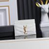 Yves Saint Laurent Bags SLoro Piana card clip credit clip metal interlocking YSL standard, jacquard embossed stitchi suqo95cr