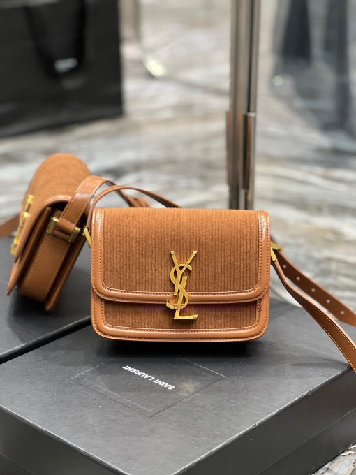 Yves Saint Laurent Bags 𝑺𝑶𝑳𝑭𝑬𝑹𝑰𝑵𝑶 𝑩𝑶𝑿 Caramel color with corduroy 2cmMust be popular, it conquered the entire fashio jabxpzcd